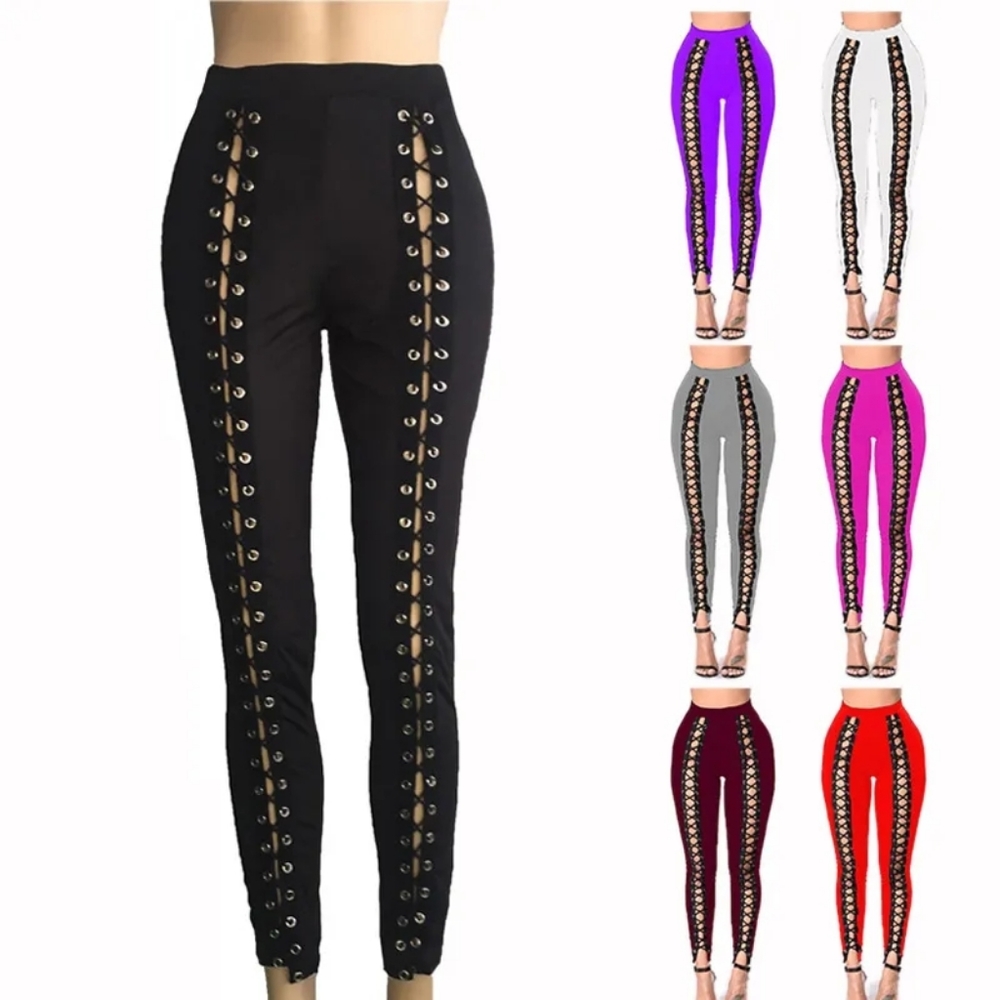 Lace Up Leggings